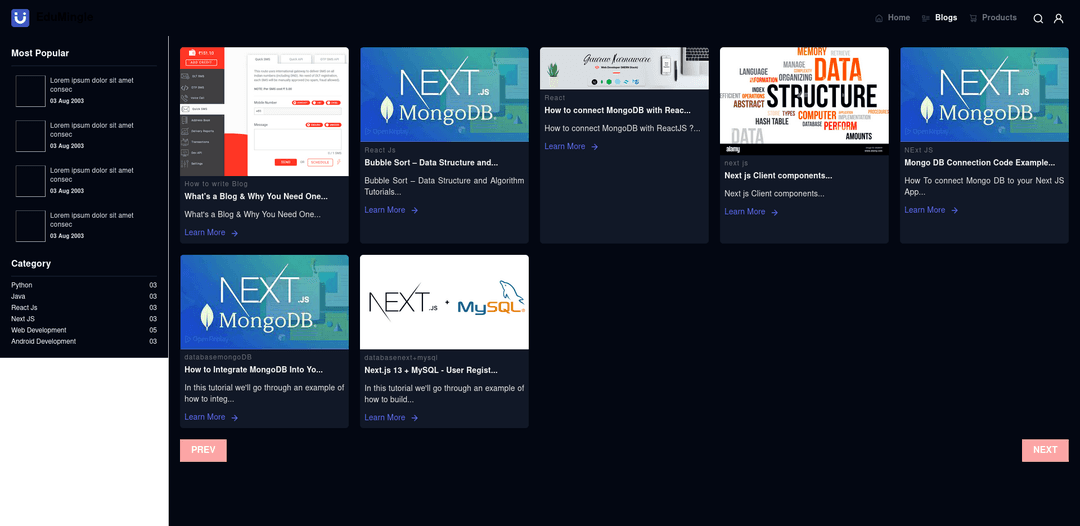 Personal Blog App